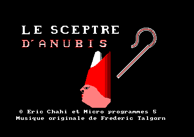 LE SCEPTRE D'ANUBIS