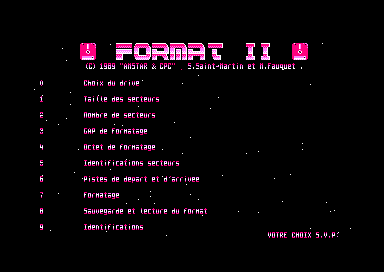 FORMAT II