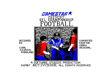 GFL CHAMPIONSHIP FOOTBALL