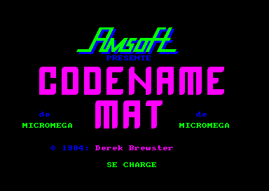 CODENAME MAT (I)