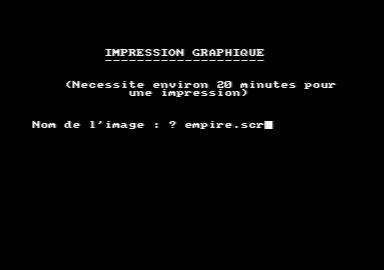 IMPRESSION GRAPHIQUE