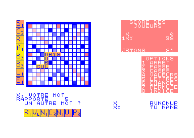 MICRO SCRABBLE (VERSION 1985)