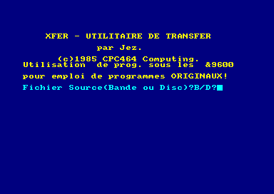 XFER-FILE TRANSFER UTILITY