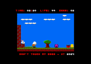 DON'T TOUCH MY EGGS!